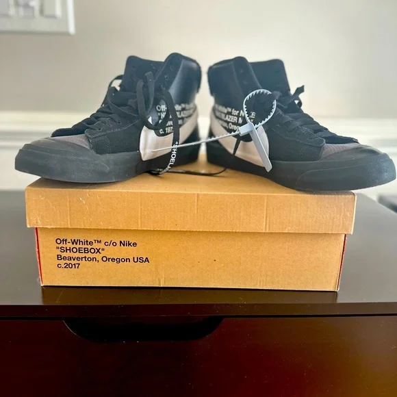 AUTHENTIC Nike x Off-White Blazers Mid (Grim reapers) Size 8.5 OFF-WHITE x Nike Blazer Mid Grim Reepers | Kixify Marketplace main image 4